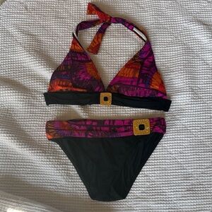 Bleu Rod Beattie Vibrant Halter Bikini Set